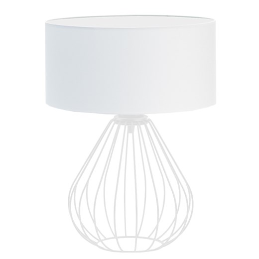 Biała lampa druciana do salonu LUKKA ze sklepu Lysne w kategorii Lampy stołowe - zdjęcie 181831457