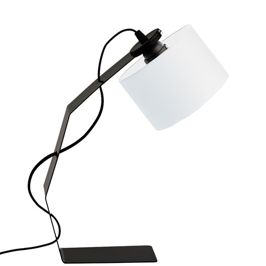 Czarno-biała lampka biurkowa HAGA ze sklepu Lysne w kategorii Lampy stołowe - zdjęcie 181831597