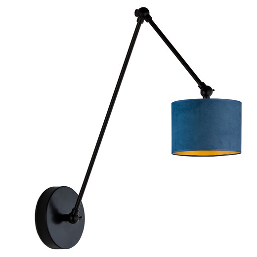 Designerski regulowany kinkiet do salonu TESNUS VELUR ze sklepu Lysne w kategorii Lampy ścienne - zdjęcie 181831939