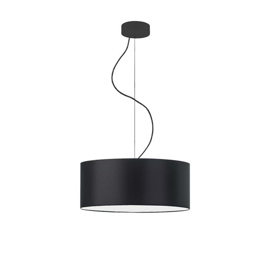 Czarna lampa wisząca do kuchni HAJFA fi - 40 cm - kolor czarny ze sklepu Lysne w kategorii Lampy wiszące - zdjęcie 181832108