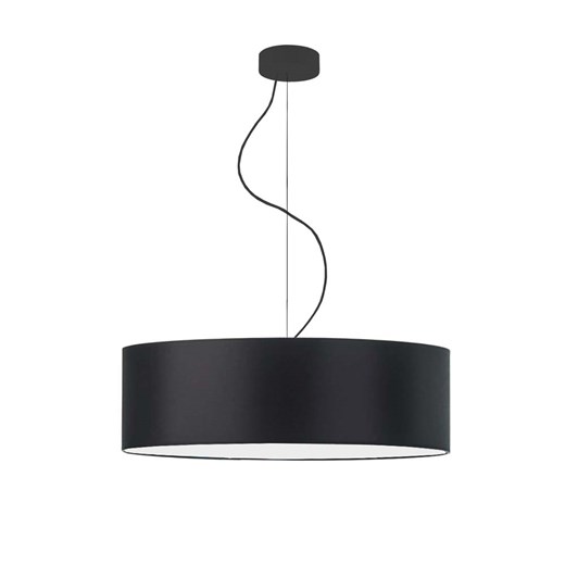 Czarna lampa wisząca do salonu HAJFA fi - 60 cm - kolor czarny ze sklepu Lysne w kategorii Lampy wiszące - zdjęcie 181832115
