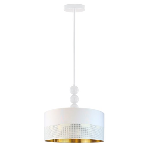 Biała lampa sufitowa z 3 kulami SALAMANCA GLAM ze sklepu Lysne w kategorii Lampy sufitowe - zdjęcie 181832149