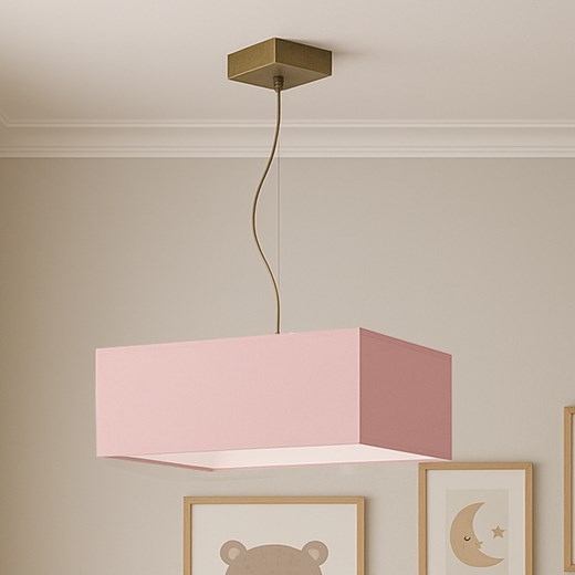 Różowa lampa wisząca do pokoju dziewczynki SANGRIA - kolor różowy ze sklepu Lysne w kategorii Lampy dziecięce - zdjęcie 181832326