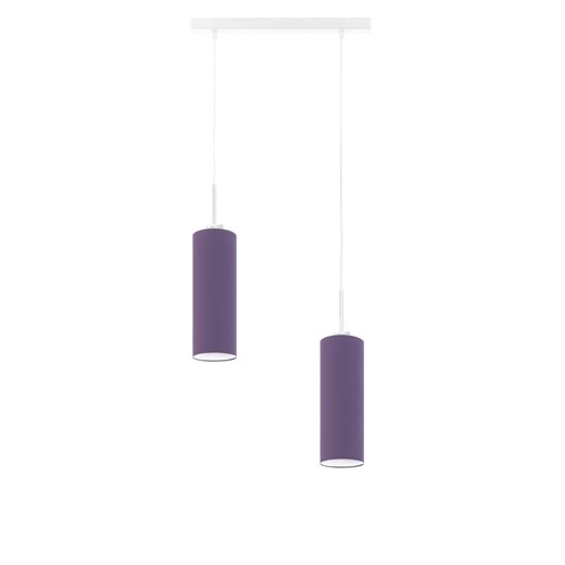 Dwupłomienna lampa wisząca nad stół biała MADERA ze sklepu Lysne w kategorii Lampy wiszące - zdjęcie 181832469