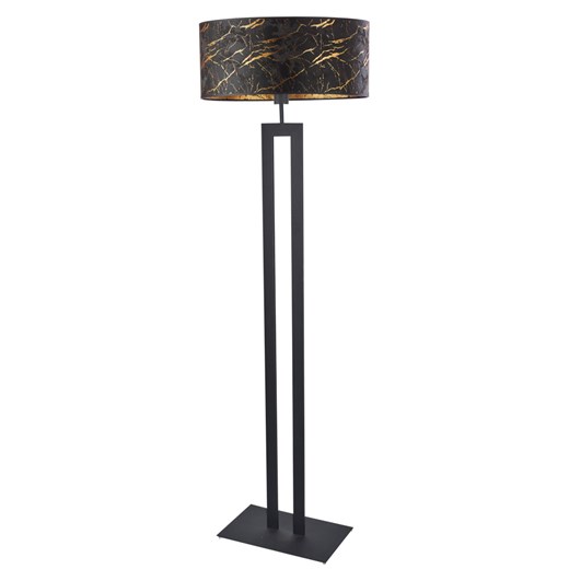 Nowoczesna lampa podłogowa do salonu z białym abażurem KALIFORNIA MARMUR ze sklepu Lysne w kategorii Lampy podłogowe - zdjęcie 181833868