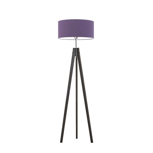 Lampa podłogowa tripod drewniana do salonu HAITI ze sklepu Lysne w kategorii Lampy podłogowe - zdjęcie 181834657