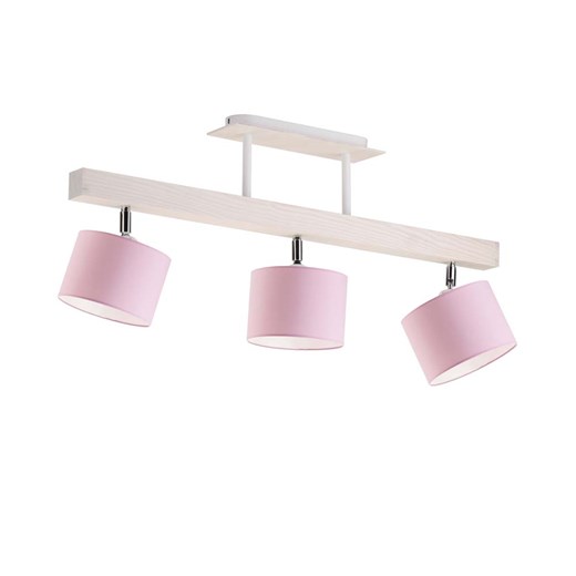 Różowa lampa sufitowa z drewna HOLLYWOOD z regulowanymi abażurami - id: 8949 - marki Ciekot Partners Sp. Z O. O. - 181834747 Różowa lampa sufitowa z drewna HOLLYWOOD z regulowanymi abażurami ze sklepu Lysne w kategorii Lampy wiszące - zdjęcie 181834747