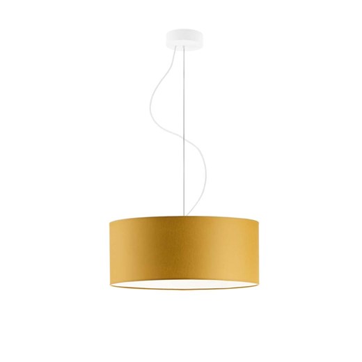 Designerska lampa wisząca do sypialni HAJFA fi - 40 cm - kolor musztardowy ze sklepu Lysne w kategorii Lampy wiszące - zdjęcie 181834888