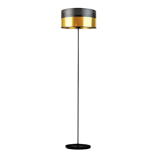 Piękna lampa stojąca do salonu w czarno-złotej kolorystyce WERONA GLAM ze sklepu Lysne w kategorii Lampy podłogowe - zdjęcie 181835506