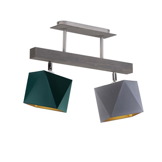 Nowoczesna lampa sufitowa do salonu ASTIR GOLD z dwukolorowymi kloszami ze sklepu Lysne w kategorii Lampy wiszące - zdjęcie 181835905