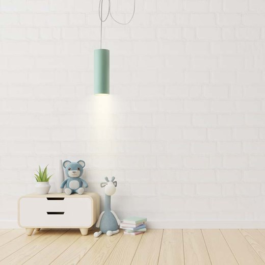 Chromowana lampa wisząca typu pająk do pokoju dziecięcego VIZELA T1 ze sklepu Lysne w kategorii Lampy dziecięce - zdjęcie 181836469