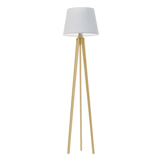 Trójnożna lampa podłogowa z drewna CURACAO ze sklepu Lysne w kategorii Lampy podłogowe - zdjęcie 181836588