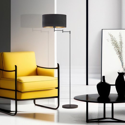 Regulowana lampa stojąca na długim wysięgniku CANCUN VELUR ze sklepu Lysne w kategorii Lampy podłogowe - zdjęcie 181837237