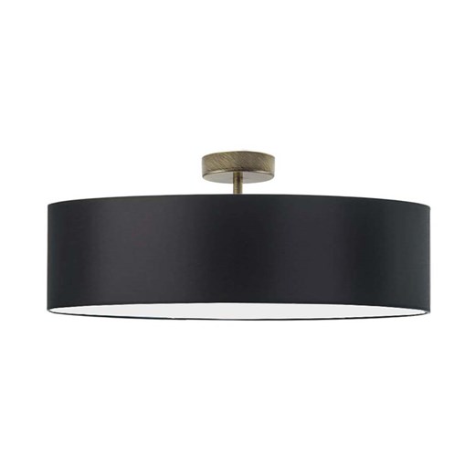 Czarny plafon sufitowy WENECJA fi - 60 cm - kolor czarny ze sklepu Lysne w kategorii Lampy sufitowe - zdjęcie 181837945