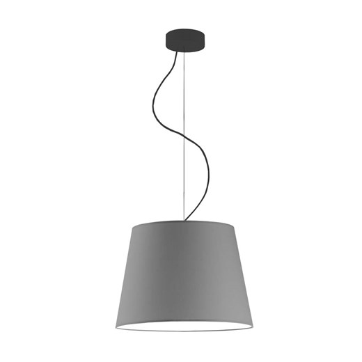 Szara lampa wisząca do sypialni TUNIS w stylu skandynawskim - kolor szary ze sklepu Lysne w kategorii Lampy wiszące - zdjęcie 181838018