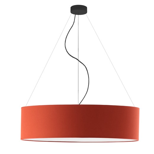 Duża lampa wisząca do salonu PORTO fi - 80 cm - kolor rdzawy ze sklepu Lysne w kategorii Lampy wiszące - zdjęcie 181838097