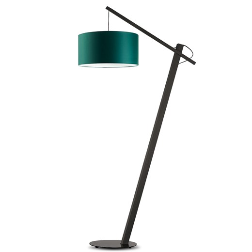 Nowoczesna lampa stojąca w stylu skandynawskim TORINO na drewnianej podstawie ze sklepu Lysne w kategorii Lampy podłogowe - zdjęcie 181838246