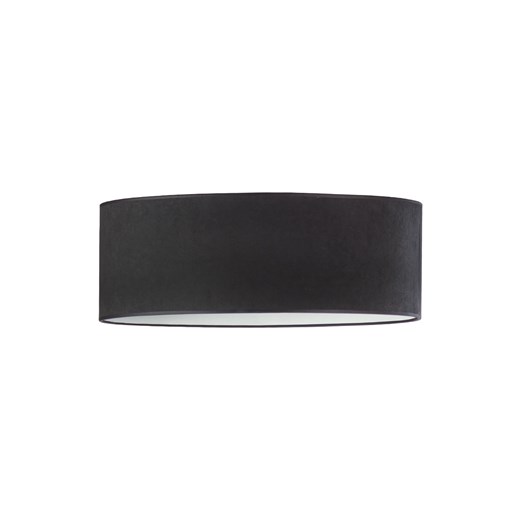 Czarna lampa przysufitowa z welurowym kloszem DUBAJ VELUR fi - 50 cm ze sklepu Lysne w kategorii Lampy sufitowe - zdjęcie 181838308