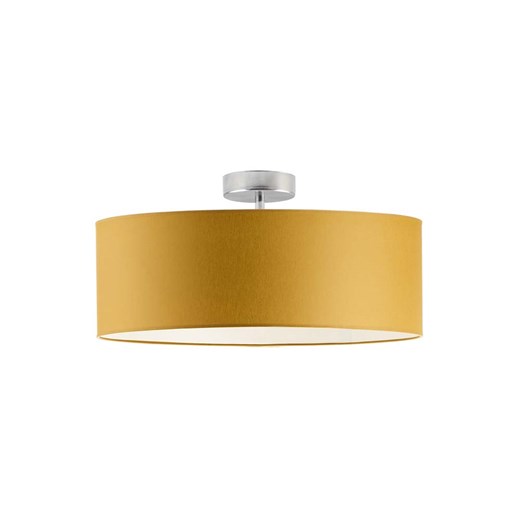 Nowoczesny plafon LED z abażurem WENECJA fi - 50 cm - kolor musztardowy ze sklepu Lysne w kategorii Lampy dziecięce - zdjęcie 181838466