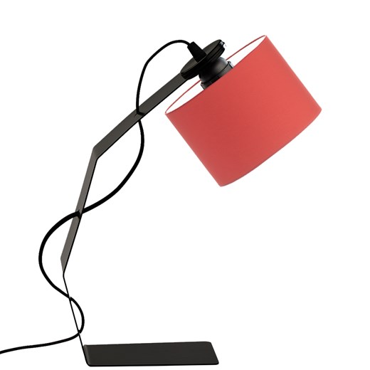 Lampa stołowa metalowa czarna HAGA ze sklepu Lysne w kategorii Lampy stołowe - zdjęcie 181838535