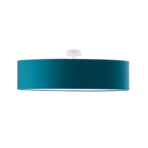 Okrągła lampa przysufitowa GRENADA  fi - 80 cm - kolor morski ze sklepu Lysne w kategorii Lampy sufitowe - zdjęcie 181839095