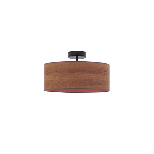 Kasztanowa lampa sufitowa do sypialni WENECJA ECO fi - 30 cm ze sklepu Lysne w kategorii Lampy sufitowe - zdjęcie 181840017