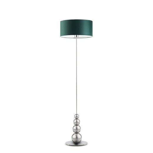 Srebrna lampa stojąca do salonu ROMA w stylu urban jungle ze sklepu Lysne w kategorii Lampy podłogowe - zdjęcie 181840885