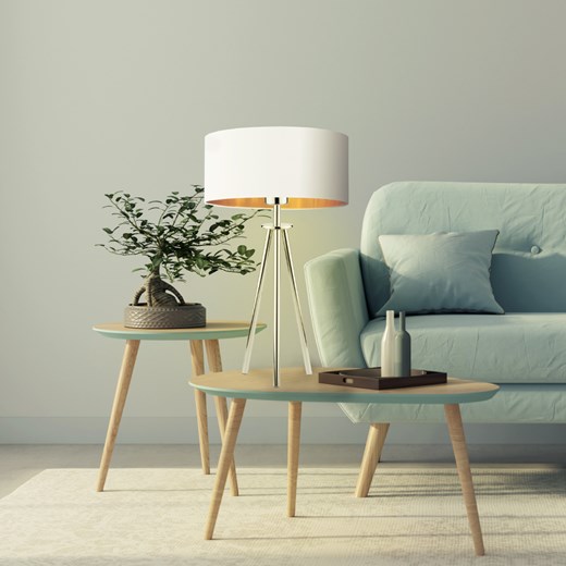 Lampa stołowa do salonu w stylu glamour ALTA GOLD ze sklepu Lysne w kategorii Lampy stołowe - zdjęcie 181841189