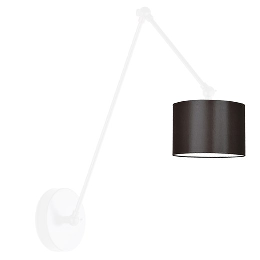 Biała lampa ścienna z ruchomym ramieniem do czytania TESNUS ze sklepu Lysne w kategorii Lampy ścienne - zdjęcie 181841437
