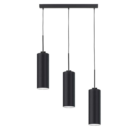 Potrójna lampa wisząca do jadalni BORNEO w klasycznej czerni ze sklepu Lysne w kategorii Lampy wiszące - zdjęcie 181842186