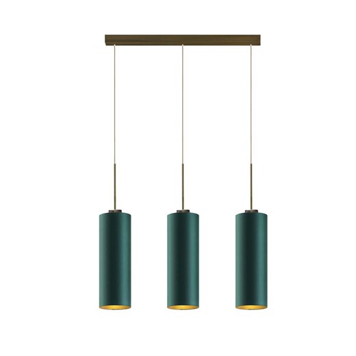 Nowoczesna 3-płomienna lampa wisząca BORNEO GOLD na stelażu w kolorze antycznego złota ze sklepu Lysne w kategorii Lampy wiszące - zdjęcie 181843147