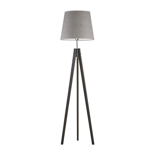 Drewniana lampa podłogowa ARUBA VELUR ze sklepu Lysne w kategorii Lampy podłogowe - zdjęcie 181843755
