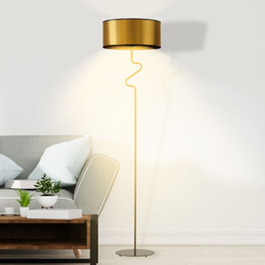 Miedziana lampa stojąca MORONI MIRROR ze sklepu Lysne w kategorii Lampy podłogowe - zdjęcie 181843969