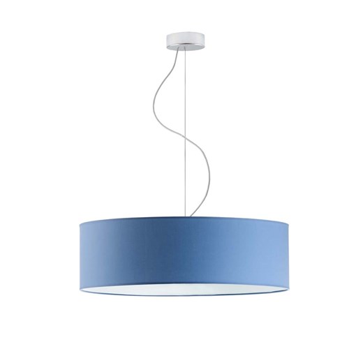 Lampa wisząca dla dzieci z niebieskim abażurem HAJFA fi - 60 cm - kolor niebieski ze sklepu Lysne w kategorii Lampy dziecięce - zdjęcie 181844429