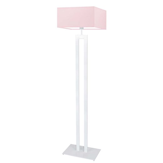 Biała lampa stojąca dla dzieci TORONTO z różowym abażurem ze sklepu Lysne w kategorii Lampy dziecięce - zdjęcie 181846396