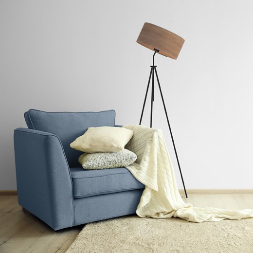 Designerska lampa stojąca na trójnogu MALMO ECO z fornirowym kloszem ze sklepu Lysne w kategorii Lampy podłogowe - zdjęcie 181847308