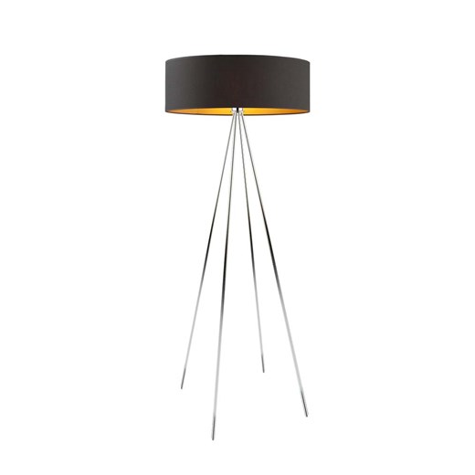 Lampa stojąca do czytania w pokoju na chromowanych nóżkach IBIZA GOLD ze sklepu Lysne w kategorii Lampy podłogowe - zdjęcie 181847335