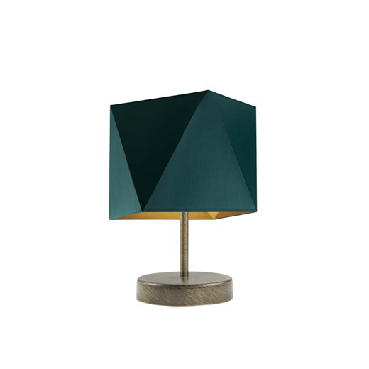 Złoto-zielona lampka nocna w stylu urban jungle PASADENA GOLD ze sklepu Lysne w kategorii Lampy stołowe - zdjęcie 181847498