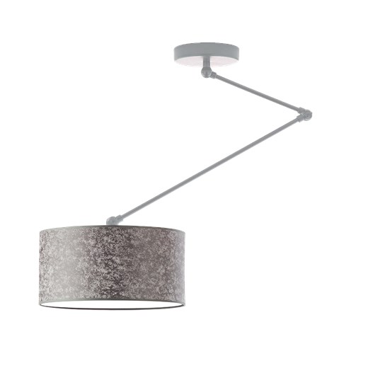 Designerska lampa sufitowa na ruchomym ramieniu z abażurem NEWA ze sklepu Lysne w kategorii Lampy sufitowe - zdjęcie 181848377
