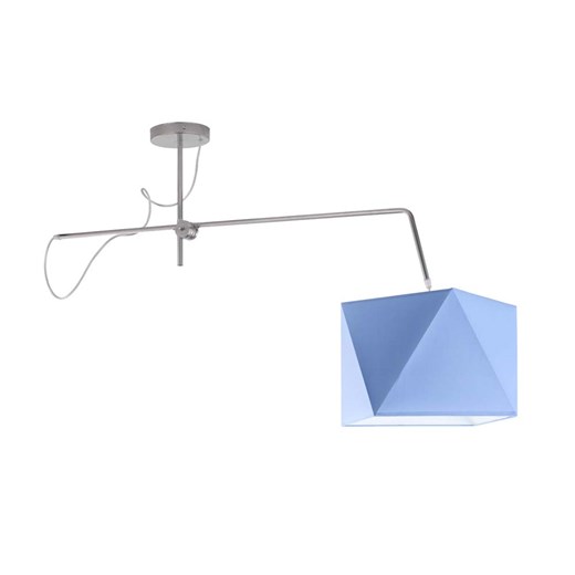 Srebrna lampa sufitowa dla dzieci BUFFALO na wysięgniku regulowanym ze sklepu Lysne w kategorii Lampy dziecięce - zdjęcie 181848625