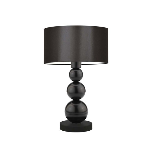 Klasyczna lampa stołowa do salonu HONOLULU z brązowym abażurem ze sklepu Lysne w kategorii Lampy stołowe - zdjęcie 181849945