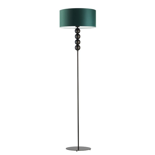 Oryginalna lampa podłogowa z ozdobnym stelażem czarne kule BERMUDY ze sklepu Lysne w kategorii Lampy podłogowe - zdjęcie 181850315