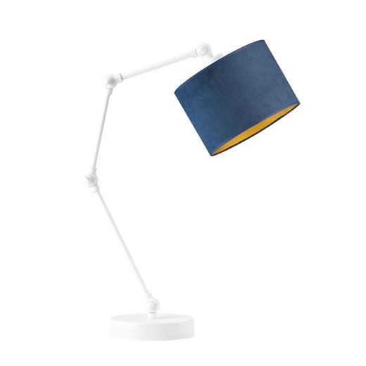 Designerska lampka nocna z welurowym abażurem ASMARA VELUR ze sklepu Lysne w kategorii Lampy stołowe - zdjęcie 181851256