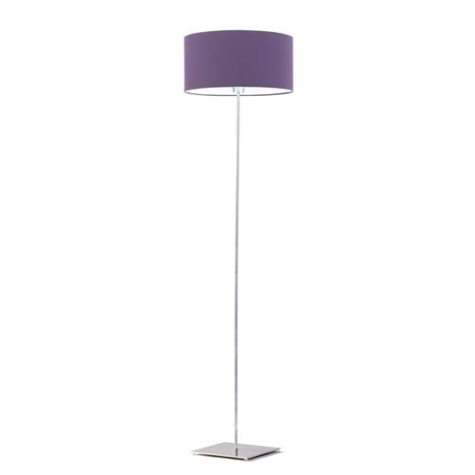 Nowoczesna lampa do salonu z włącznikiem nożnym SOFIA z fioletowym kloszem ze sklepu Lysne w kategorii Lampy podłogowe - zdjęcie 181851806