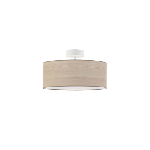 Nowoczesny plafon sufitowy do kuchni WENECJA ECO fi - 30 cm z designerskim abażurem w kolorze bielonego dębu ze sklepu Lysne w kategorii Lampy sufitowe - zdjęcie 181852499