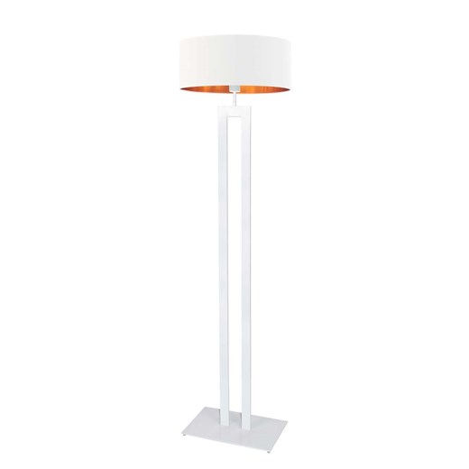 Elegancka biała lampa podłogowa do sypialni KALIFORNIA GOLD ze sklepu Lysne w kategorii Lampy podłogowe - zdjęcie 181852655