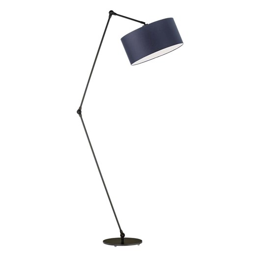 Czarna lampa stojąca z ruchomym ramieniem BARI ze sklepu Lysne w kategorii Lampy podłogowe - zdjęcie 181853558