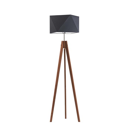 Lampa stojąca z drewnianymi nogami LAGOS ze sklepu Lysne w kategorii Lampy podłogowe - zdjęcie 181853929