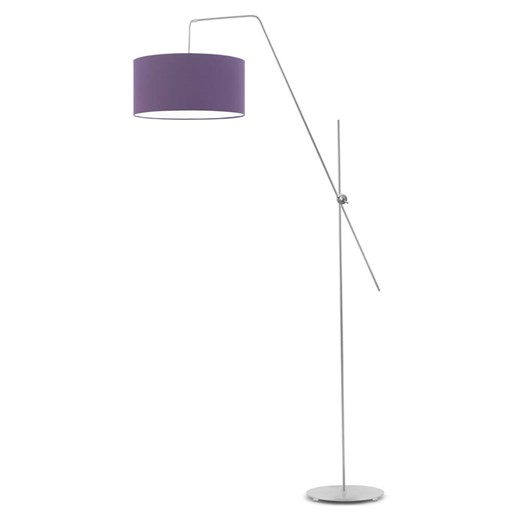 Srebrna lampa podłogowa z regulowanym ramieniem BILBAO ze sklepu Lysne w kategorii Lampy podłogowe - zdjęcie 181854687