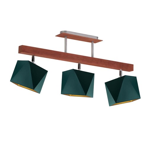 Lampa sufitowa na belce z 3 źródłami światła MIRAMAR GOLD ze sklepu Lysne w kategorii Lampy wiszące - zdjęcie 181854735